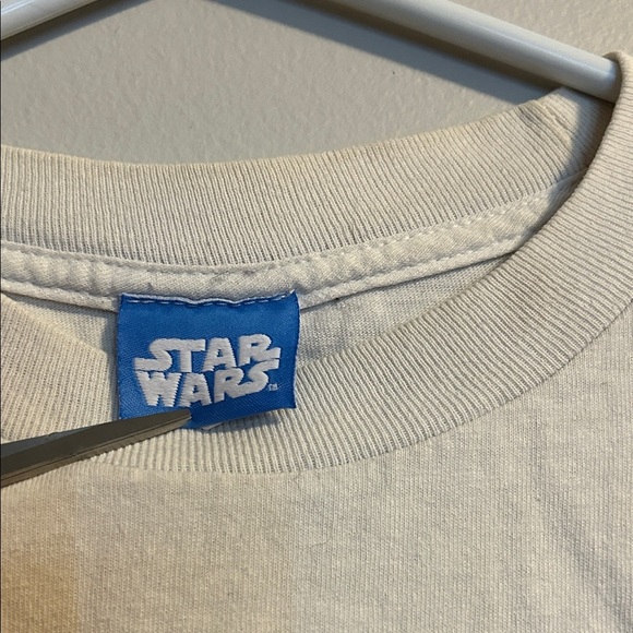 Star Wars White Tee with Blue Clone Trooper Design - Picture 2 of 9